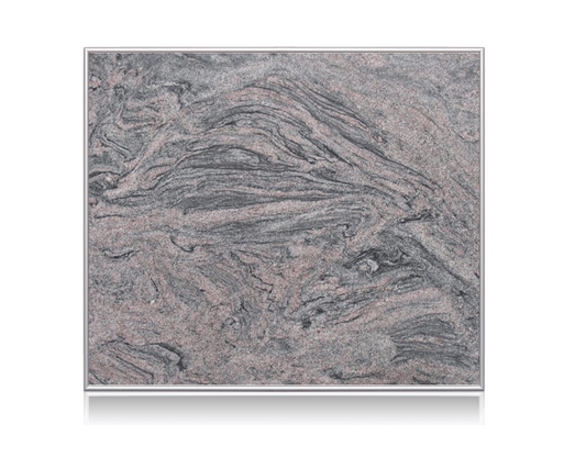 Chauffage infrarouge en verre avec cadre en aluminium avec impression numérique (Black Tiger Granite)