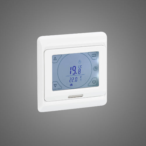 Unterputzthermostat mit Touchscreen programmierbar